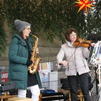 Auf dem Weihnachtsmarkt